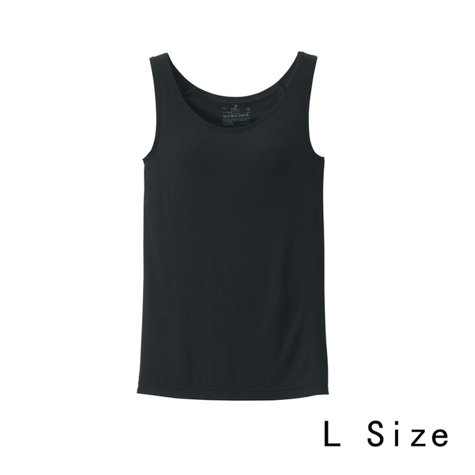 【日本からの直送】無印良品 レディース リヨセル パッド入りブラ、サイズL、ブラック、1枚