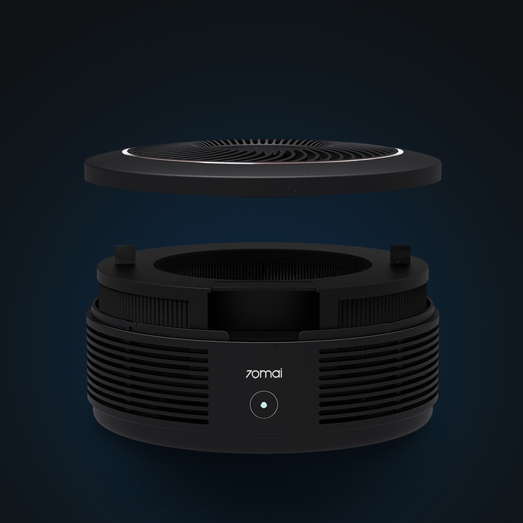 【中国直邮】小米有品70迈车载空气净化器Pro 3