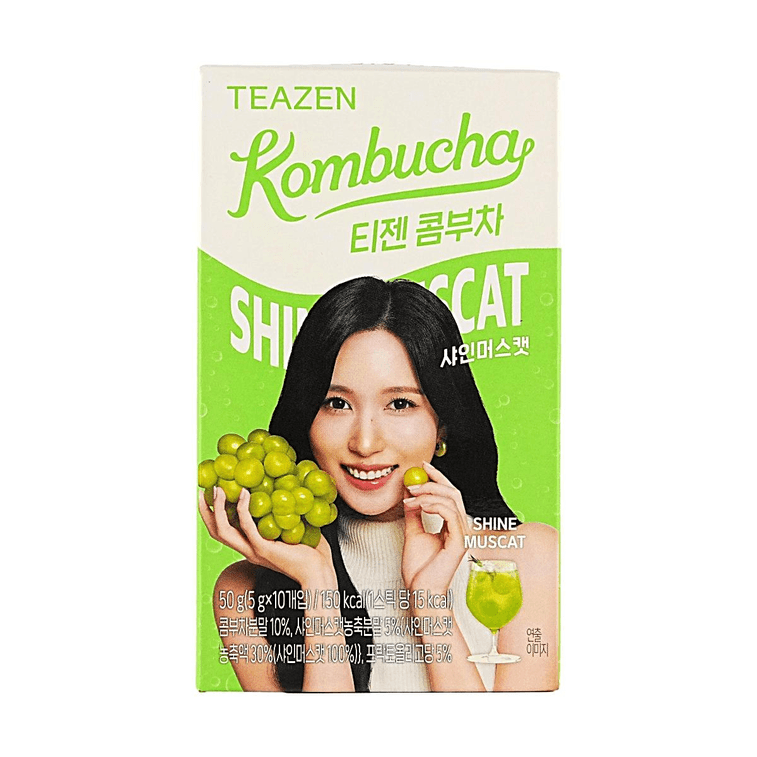 Shine Muscat Kombucha Drink Mix - Probiotic Health Beverage, 10 Packets* 0.17oz 3
