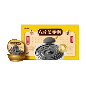 Eight-Treasure Black Sesame Paste, 8 Cups, 50.79 oz【Multi-Grain Blend Silky Smooth】