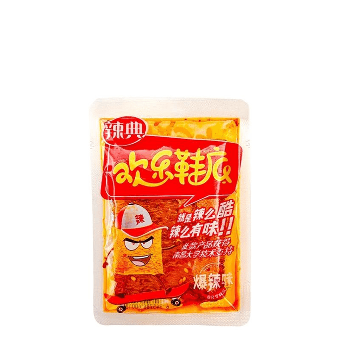 【中国直送】ラディアン ハッピーシューソール スパイシーチップス 昔ながらの豆腐皮 子供の頃のおやつ 激辛 12g×5袋