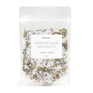 Lavander Verbena Detox Bath Salt| Detoxing|Relaxing|Easing anxiety| Relieveing sore|Aiti-aging 12.8oz