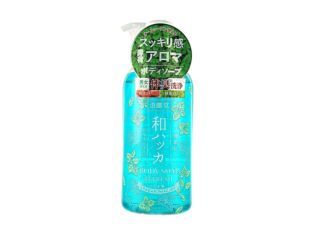 Cosmetex Roland Junsohada Body Wash, Icy Cool Japanese Mint