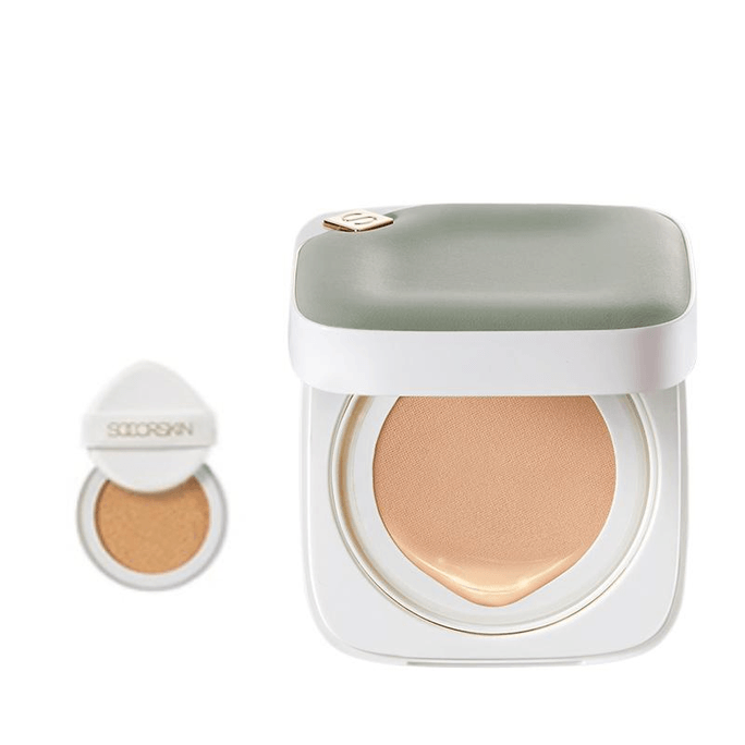 Soft Pink Air Cushion Moisturizing Concealer Moisturizing For Dry Skin 1 Formal 1 Replacement 12g*2 Boxes