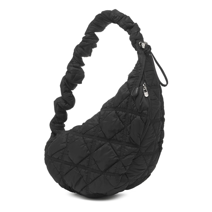 Black Cloud Cozy Bag Drawstring Design Adjustable Large