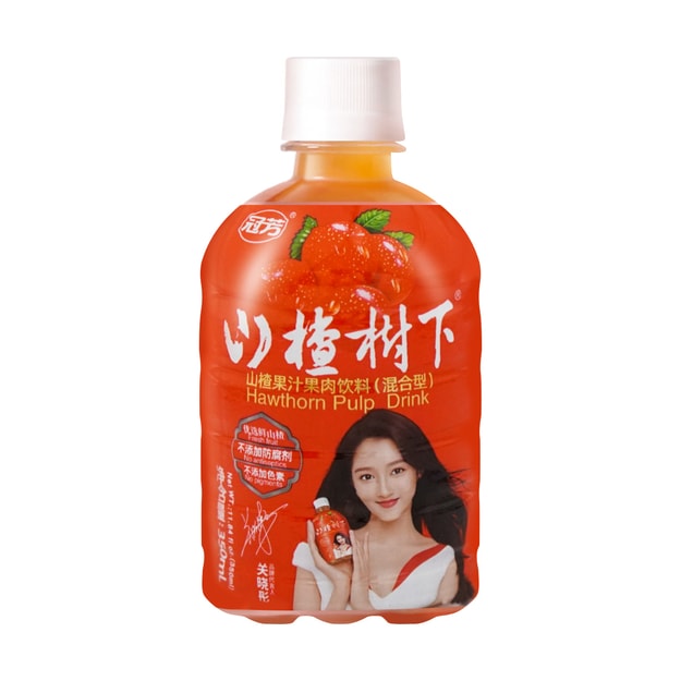 商品详情 冠芳 山楂树下 山楂果汁果肉饮料 小瓶便携装 350ml