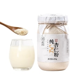 Pure almond flour. Instant drinkable and ready-to-eat cooked sweet almond flour. Specialized for baking. Nutritious breakfast meal replacement. 200g per pack.