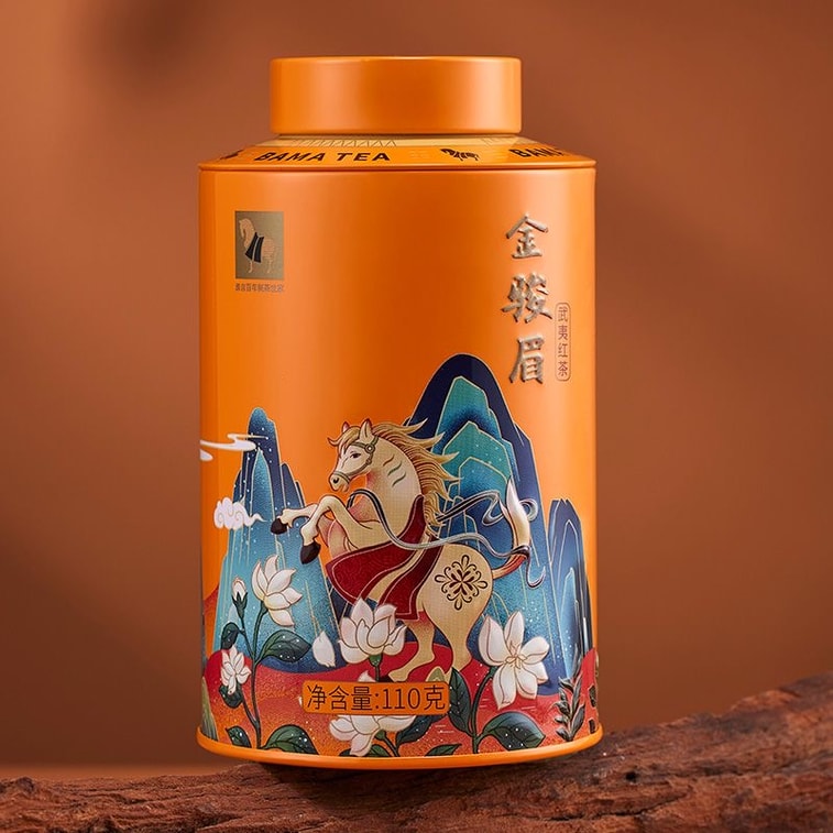 【中国直送】八馬茶業 本場武夷山紅茶 金君梅 110g*缶 高級紅茶 個人消費用 7