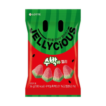 韩国 韩国乐天 乐天  Jellycious Watermelon Bar西瓜味 软糖56g