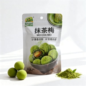 益茗軒精選 抹茶梅 30g*3袋 青梅子蜜餞話梅果脯 口感軟糯即食休閒零食小吃
