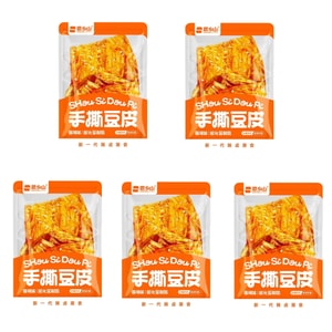 Hand-torn Bean Curd Skin Hunan Specialty Snack, Spicy Strips, Small Packaging, Spicy Flavor, 12g*5 packs
