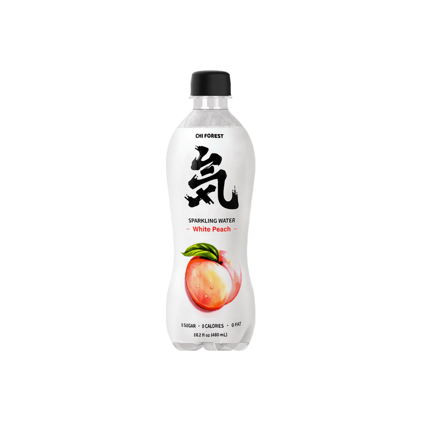 White Peach Sparkling Water, 16.2 fl oz