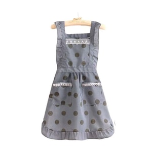 甄选好物 工作围腰 成人家用厨房围裙 1条装/蓝