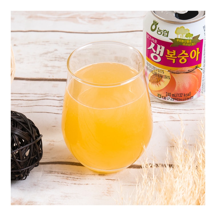 韓國NONGHYUP 桃子果肉汁 240ml 5