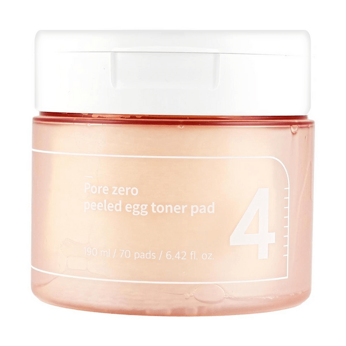 No.4 Pore Zero Peeled Egg Toner Pad, 70 Pads