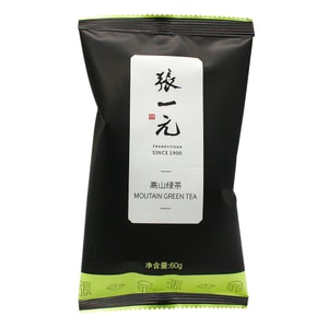  장이위안 1등급 고산녹차 비오기 전, 향기롭고 오래 지속됨, 60g