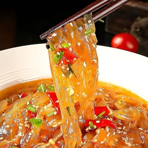 Ready-to-eat jellyfish shreds 200g [Spicy, fresh and fragrant, it goes well with rice] [Crispy and delicious]