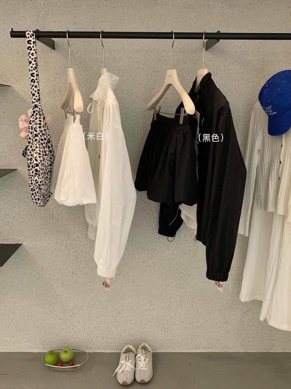 【加拿大直郵】 加拿大 SCENARIO 輕氧感運動服兩件套 均碼 雙色 黑色 均碼