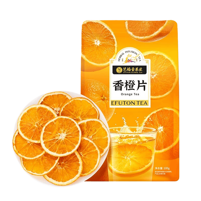 Orange Slice Cold Brew Tea Freeze-dried Fruit Tea [manner Of The Same Style] 100g/ Packets