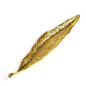 미국 GINKGOHOME 황금잎 모양의 향 홀더, 우아한 향 홀더, 끈 향 홀더, 절묘한 실내 장식