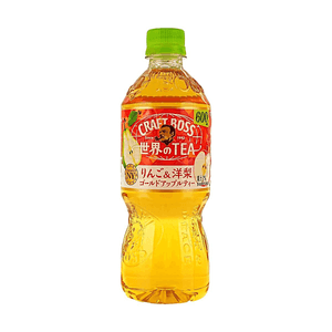 クラフトボス 世界のお茶 アップル＆ペア ゴールドアップルティー 20.29 fl oz【3%ジュース NY風】