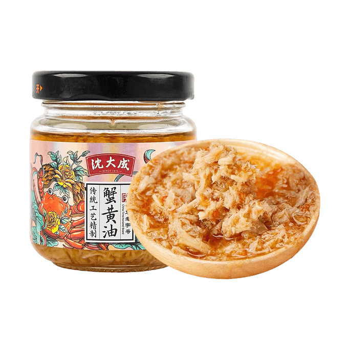 Crab Roe Paste , Bottle , 3.17 oz