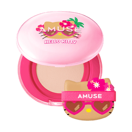 Dew Power Vegan Cushion Fundation, SPF50+ / PA++++ , #01 PURE【Tanning Hello Kitty Collaboration Limited Edition】