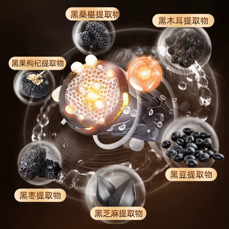 Five-Black Compound Vitamin Tablets 0.6g*60 tablets/box b7b6 Non-hair-loss drug For severe hair loss, what to take for hair nourishment and internal conditioning tablets 3