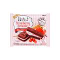 【樱花季限定】日本名菓 朝日ASAHI系列食品 浆果草莓布朗尼玄米夹心饼干 70g