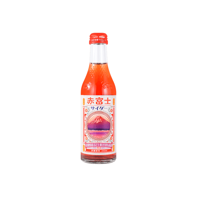 日本KIMURA木村饮料 富士山系列汽水 碳酸饮料 葡萄味 240ml