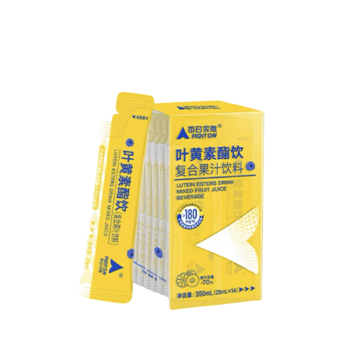 【中国直邮】 每日完胜 虾青素蓝莓叶黄素酯饮成人儿童中老年非近视护眼  350mL/盒