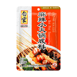 白家陳記 傳承百年川味火鍋底料 麻辣小火鍋 200g 【道地川味中辣】