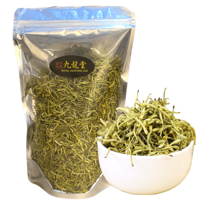 Royal Seafood USA Premium Honeysuckle Jin Yin Hua Dried Flower 8oz