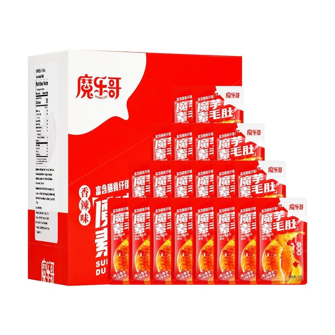 魔乐哥 高山魔芋素毛肚 香辣味 360g【富含膳食纤维】