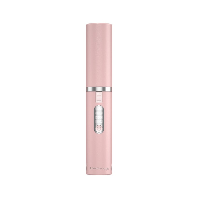 Wireless hair straightener for home use portable compact electric clipboard curling dual-use Pink