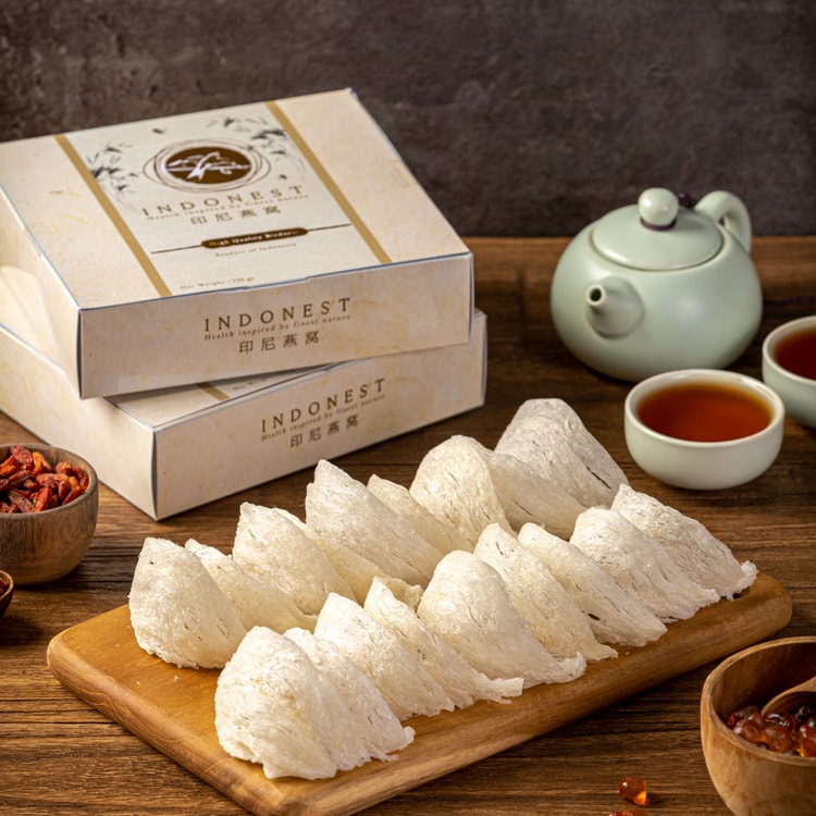 高級　天然燕窝 ギフトボックス入り　インドネシア産　100g インドネシア産ツバメの巣 インドネシア追跡可能な公式高品質ツバメの