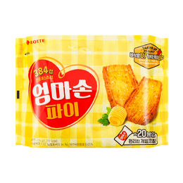 韩国LOTTE乐天 妈妈手派 千层酥饼干 大包装 254g