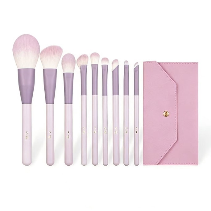 1 Set High-Value Makeup Brushes Premium Soft Synthetic Hair, Dot Brush & Eyeshadow Brushes, Authentic, China, Co-ed
