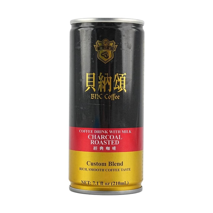 贝纳颂 经典炭烧咖啡 即饮咖啡 210ml