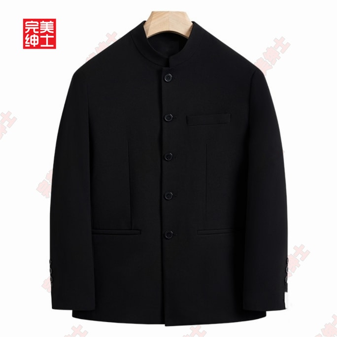 black Zhongshan suit jacket 4XL * 1 piece