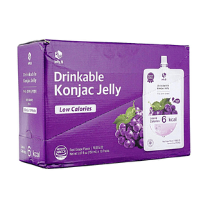 마시는 곤약젤리 적포도맛 5.07 fl oz*10팩 【무설탕】【저칼로리】【저지방】