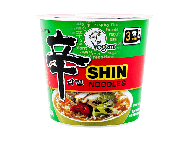 韩国NONGSHIM农心素食辛拉面方便面杯装75g - 亚米