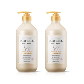 ShowerMate - Goat Milk Manuka Body Wash (27 fl Oz/800 ml Pack Of 2)