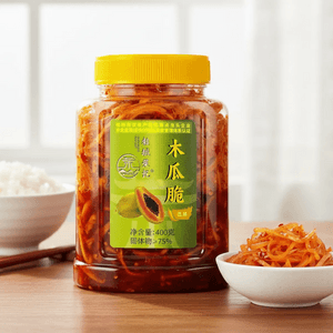 Papaya Crisps – Mild Spice Flavor, 14.11 oz 【Guangxi Specialty】