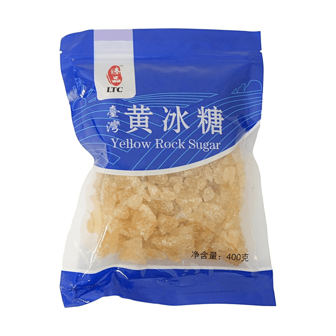 Sucre candi jaune 14.1oz Édulcorant naturel style traditionnel