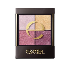 【日本直郵】日本EXCEL Real Clothes 裸色深土色四色眼影盤 CS11 櫻桃圍巾 限定色 4.3g COSME大賞受賞
