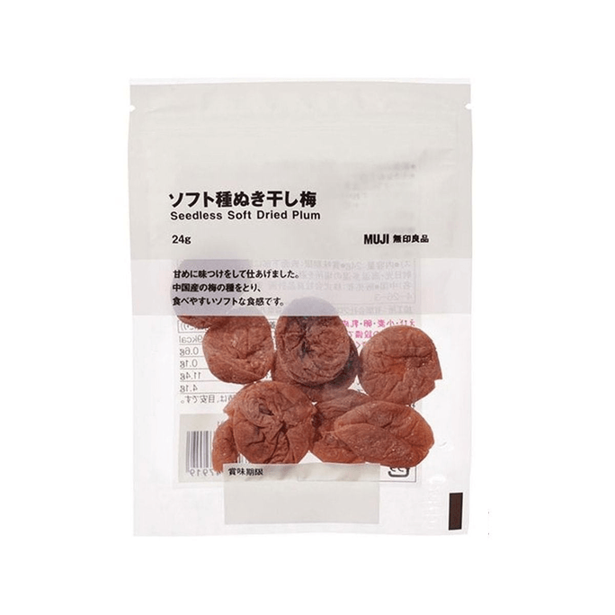  MUJI Pitted Dried Plums 24g 