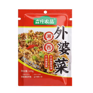 【中国直送】センジュアン農産物 - 湘西おばあちゃんの野菜、自家製副菜、100g×1袋