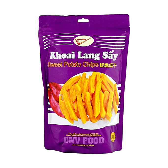 さつまいもチップス、オリジナルフレーバー、8.82オンス【クリーンラベル、無添加】【軽くてサクサク】