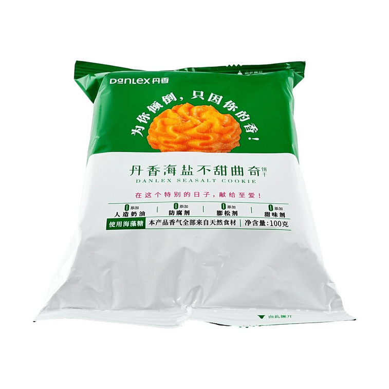 丹香 海盐不甜曲奇饼干 100g【纯动物黄油制作 酥香醇厚】【配料干净0添加剂】【亚米独家】 17
